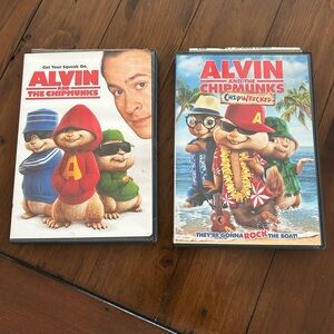 2 Alvin and the Chipmunks DVDs